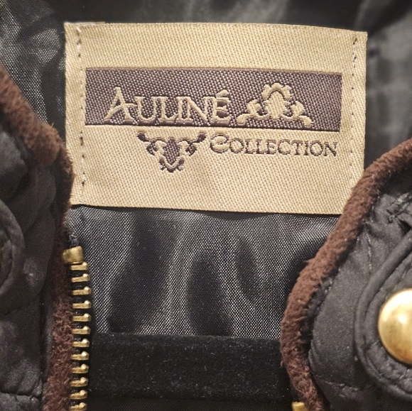 Black Leather Vest - Size M - Auline Collection - Picture 2 of 3